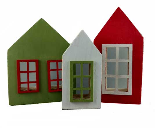 Wooden Houses - Cottages Set - Click Image to Close